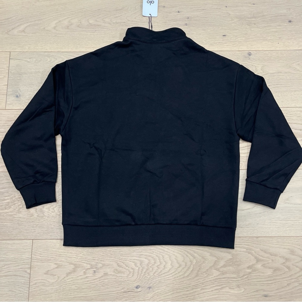 ALO Yoga Unisex Black Quarter-Zip Hoodie and Jogger Set - Picture 8 of 14
